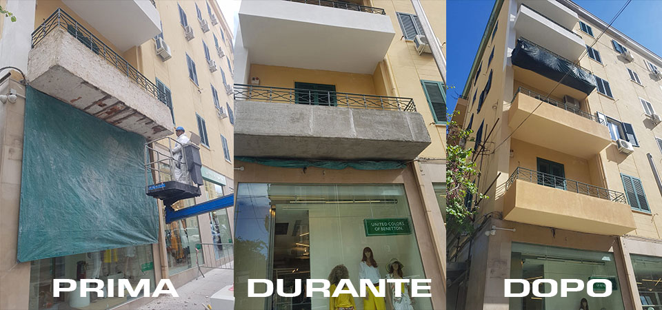 Messa in sicurezza balconi