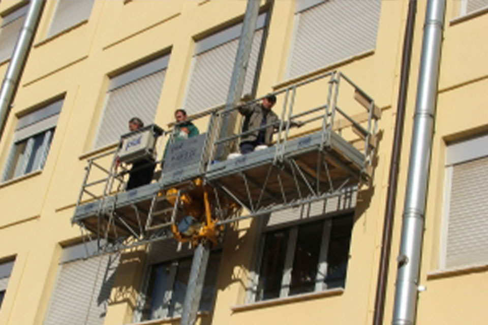 noleggio ponteggio mobile